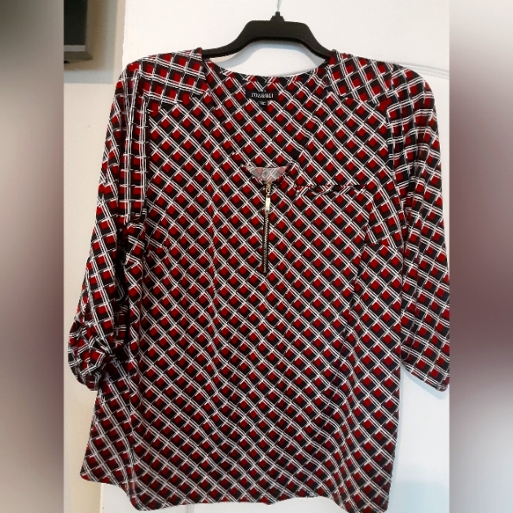 Roz & Ali 2X Blouse